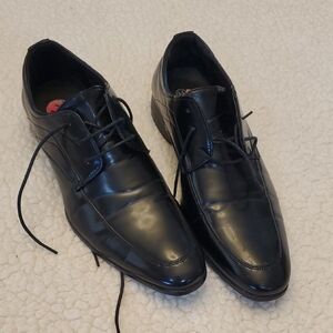 Forever Link Men's Shiny Black Oxfords